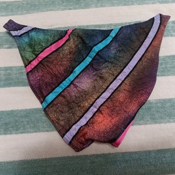 RARE VINTAGE 1" HOM SWIM BRIEF, SIZE 32", PURPLE STRIPE PATTERN (*) (Pre-Owned) - Picture 2 of 8